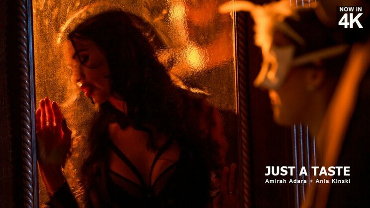 Petite Brunette Ania Kinski Licks Pussy in Threesome