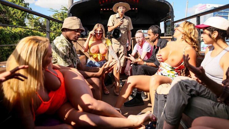 [Brazzers] - Blonde Bombshell Tour Guide - Richelle Ryan - Mellanie Monroe - Lolly Dames - Damion Dayski - Diego Perez