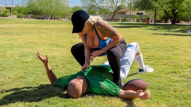 [Brazzers] - Shower Fuck with Dummy - Nina Elle - Xander Corvus