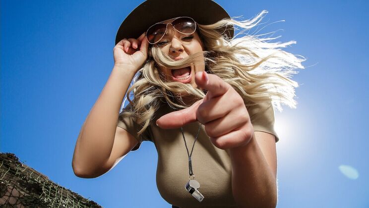 [Brazzers] - Pierced MILF Olivia Austin Takes Rough Military Sex - Olivia Austin - Justin Hunt