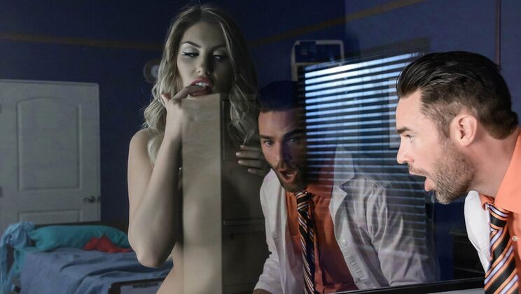 [Brazzers] - Pussy Fever: Short Hair Babe Gets Ass Fingered & Facial - August Ames - Charles Dera