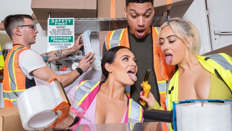 [Brazzers] - Blonde and Brunette Working Girls Get Wild - Chloe Surreal - Air Thugger - Lexi Samplee - Celtic Iron - Nick Strokes - Mike Avery