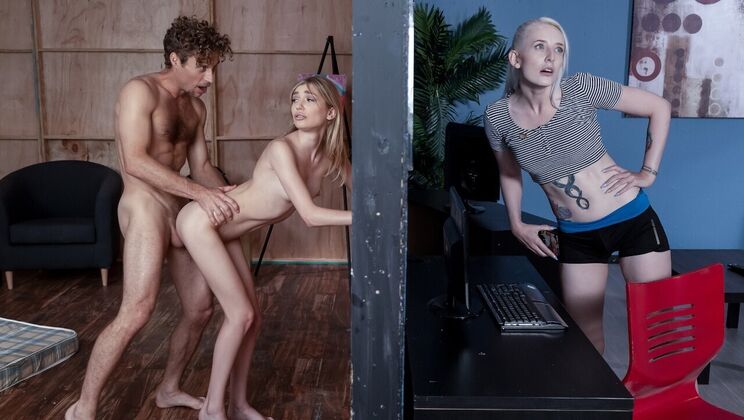 Voyeuristic Sex with a Secret Roommate