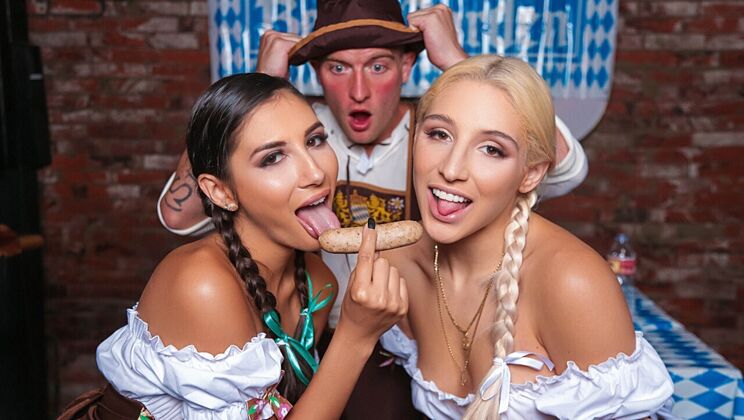 [SneakySex] - Oktoberfest Brats - 3some Fun with Gianna and Abella - Gianna Dior - Abella Danger - Zac Wild