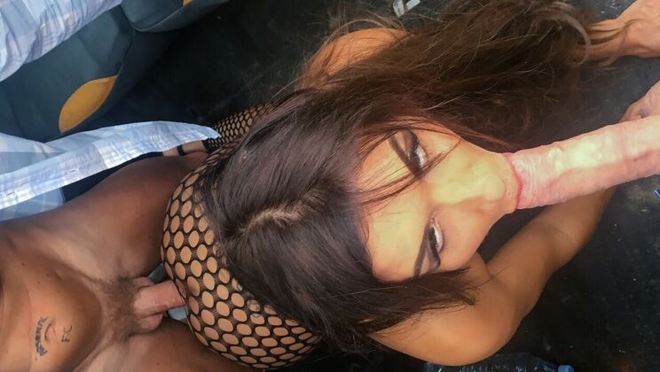 [FemaleFakeTaxi] - Two men fuck Princess Jas doggystyle - Princess Jas