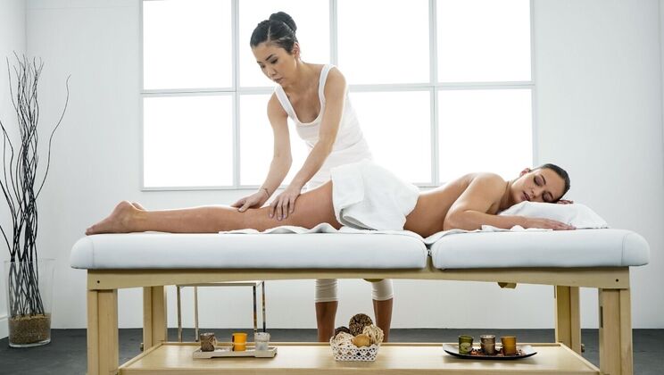 Small Titted Asian Lesbians in Lesbian Action