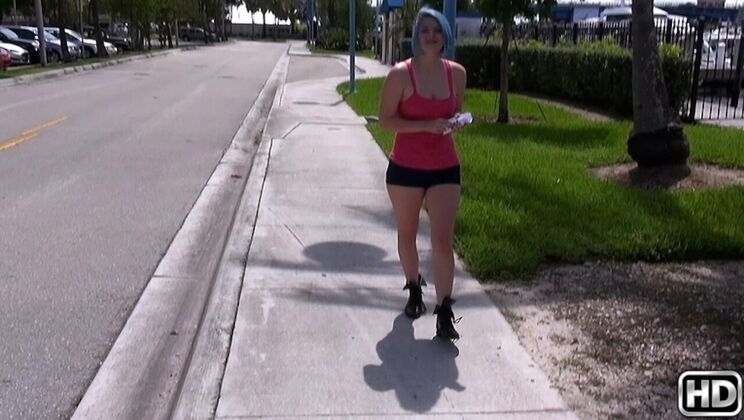 [StreetBlowJobs] - Feeling Down? Ava Steel's Blowjob Therapy - Ava Steel - Bruno Dickens