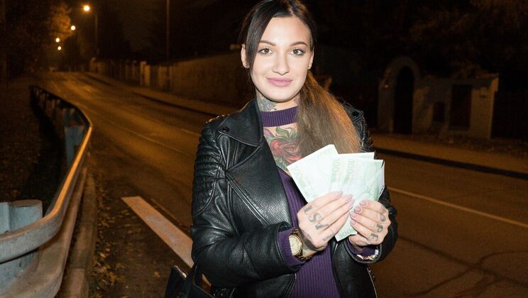 [PublicAgent] -  Outdoor POV fuck with cowgirl and natural tits  - Thomas Hyka - Adel Asanty