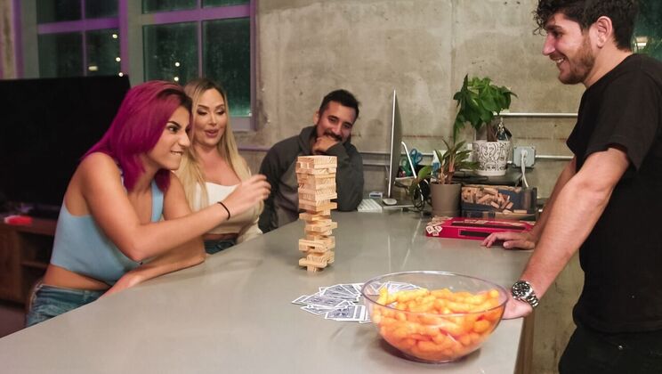 [WeLiveTogether] - Redhead and Blonde in a Lesbian Bathroom Encounter - Callie Brooks - Roxie Sinner