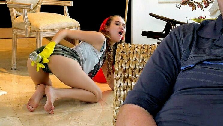 Samantha Hayes in a Kneeling Position