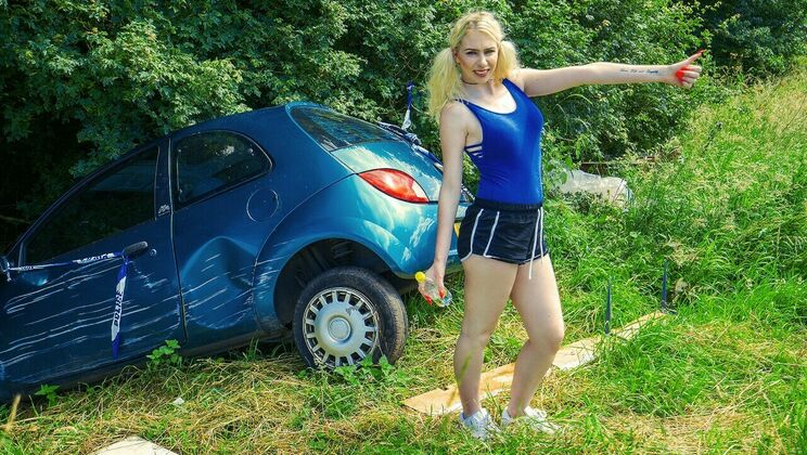 POV Blowjob from Busty British Babe