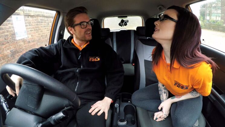 [FakeDrivingSchool] - Ryan Ryder's Creampie with a Petite Teen - Ryan Ryder