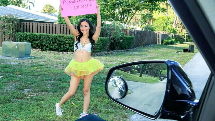 [StrandedTeens] - Ebony Babe Freaks Out in Open Field - Tony Rubino - Maya Bijou