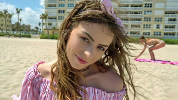 Shaved Pussy Lay Gets Doggystyle Pounding