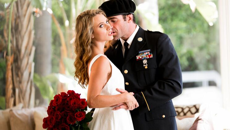 Anya Olsen's Gagging Blowjob