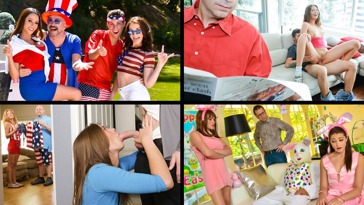 [TeamSkeetSelects] - Aaliyah Love and Vanessa Cage Familystrokes - Vanessa Cage - Izzy Bell - Ella Knox - Aaliyah Love