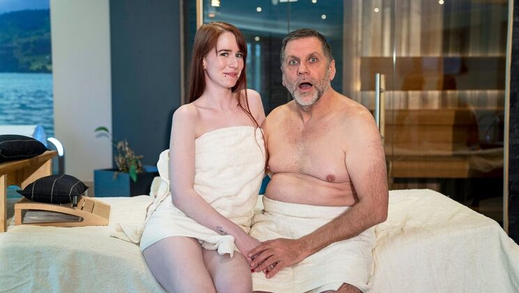 [Oldje] - Skinny Babe Takes Big Cock After Sensual Body Rub - Phillipe - Isabella Both