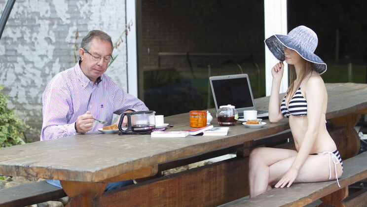 Doggystyle Fucking with Ball Licking