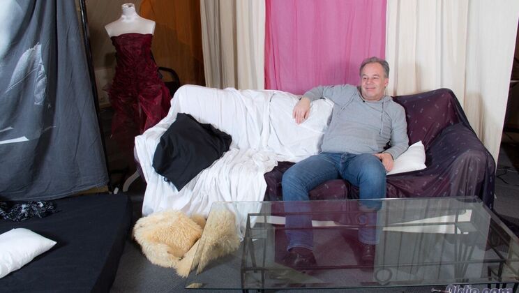 Old Man's Lust for Young Blonde Ass