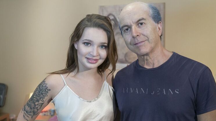 [Oldje] - Missionary Sex with Cum Swallowing - Marcello - Mia Ferrari