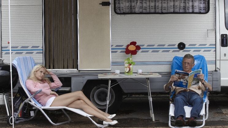 [Oldje] - Blonde Teen's Outdoor Striptease - Scott - Welly