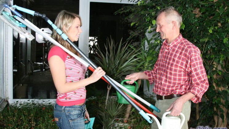 Blonde Senior Woman Fucked