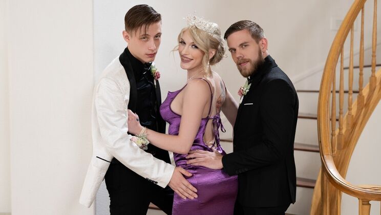 [TransAngels] - Prom Night Fuck Fest with Steve Rickz and Izzy Wilde - Steve Rickz - Cole Church - Izzy Wilde