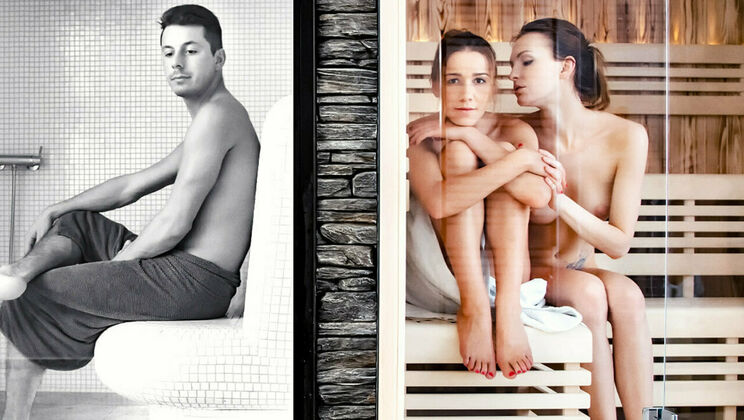 Blonde and Brunette Lesbian Love Part 2