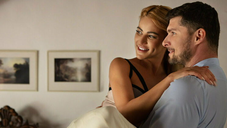 European Couple's Outdoor Striptease and Fucking