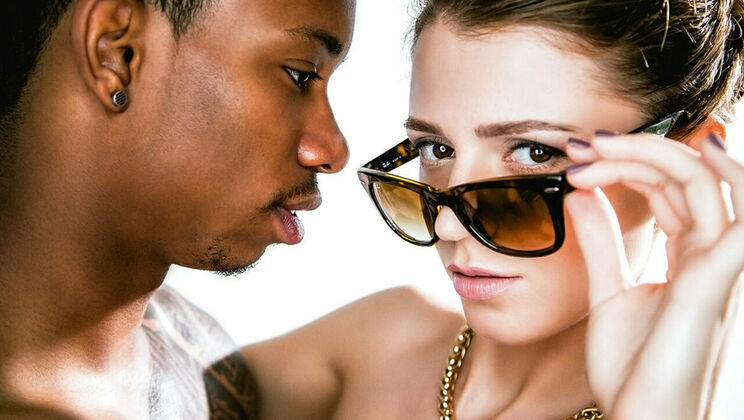 Interracial Blowjob: Wet And Wild