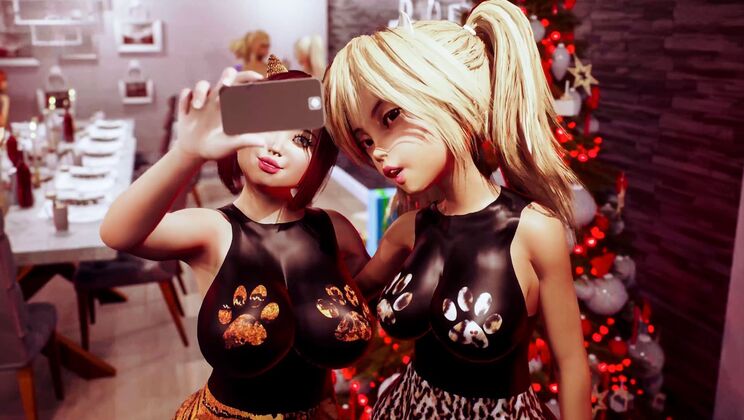 Shemale Anal Xmas Rampage