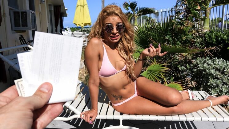 Sizzling Latina Blonde Action