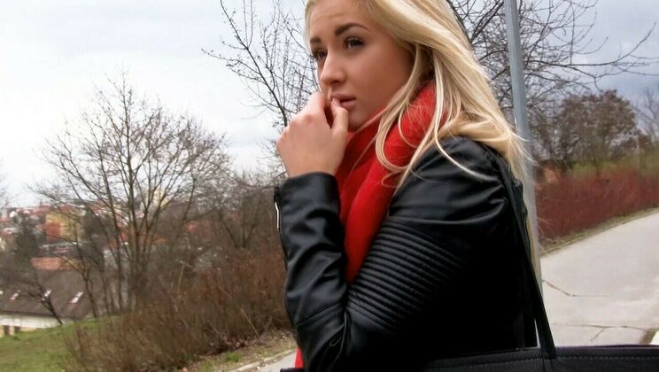 Euro Style Blonde with Tiny Tits