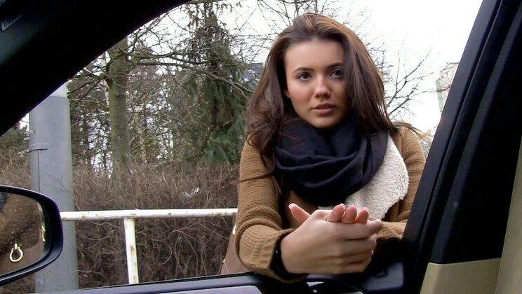 Busty Hitchhiker Has a Lovely Rear