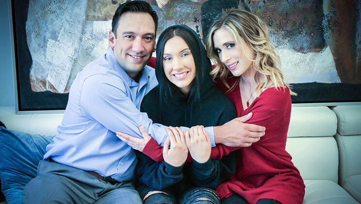 [FosterTapes] - Blonde MILF Seduces Young Couple - Aiden Ashley - Bobby Beefcakes - Jazmin Luv