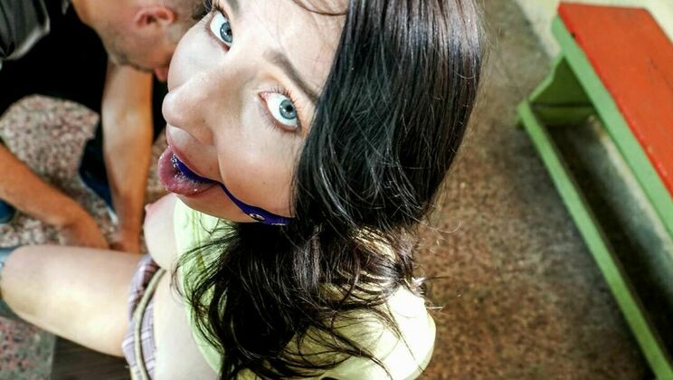 Bella Angel's Shaved Pussy Solo Play