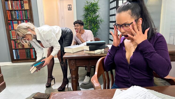 [LilHumpers] - Interracial Library Fuck: Diego Perez and Christina Savoy - Diego Perez - Christina Savoy