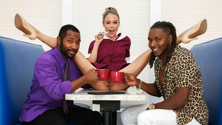 [BlacksonBlondes] - Interracial Threesome with Summer Vixen - Tee Reel - Summer Vixen - Goldey