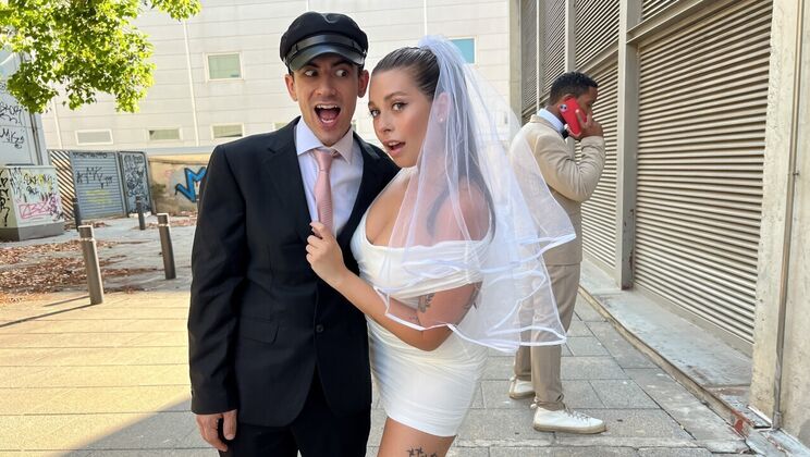 [SneakySex] - European Chauffeur Fucks Brunette Bride - Jordi El Niño Polla - Yae Triplex