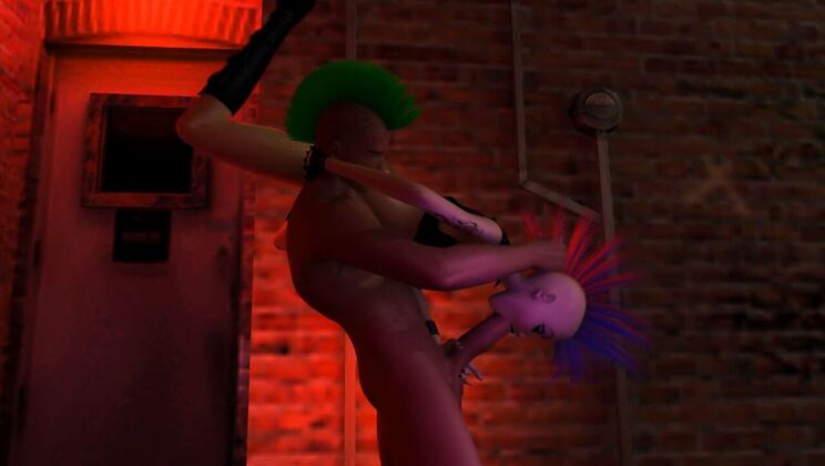 Big Tits Outdoor Blowjob - SentiMetal Tattoo Babe Deep Throat