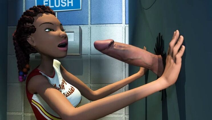 Cartoon Hardcore with Deepthroat Action