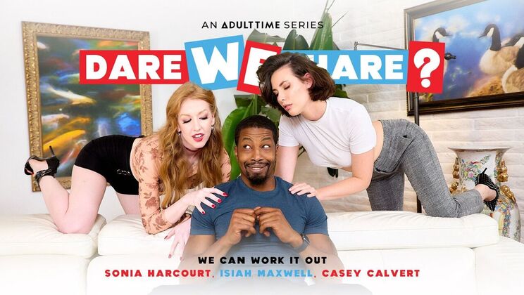 [RedHeadCollection] - Spanking and Kissing in a Black Threesome - Casey Calvert - Isiah Maxwell - Sonia Harcourt