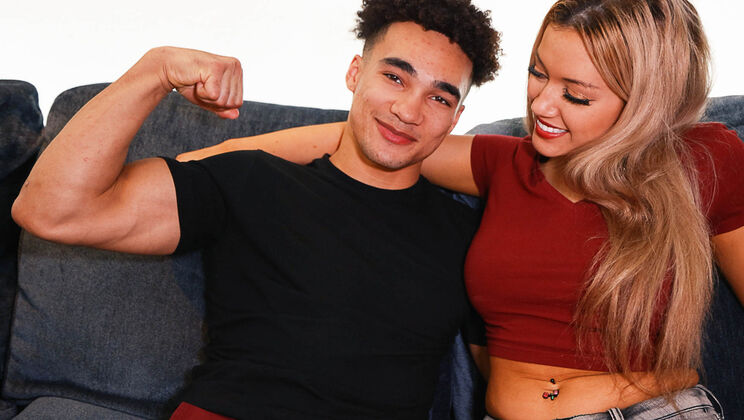 Ebony and Blonde Action with Justin Tyme and Francesca