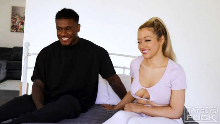 Tall, Dark, and Well-Endowed Calvin Beckham Seduces Francesca Rossi