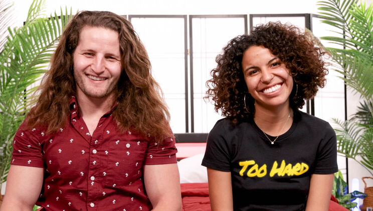 Brunette Bombshell Alix Pena in Sexy Encounter