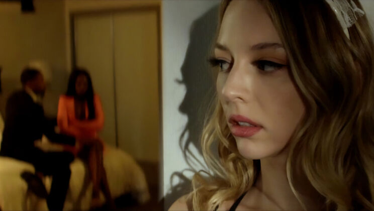 [MYLFXSeries] - Ebony and Blonde Maid FFM - Isiah Maxwell - Ana Foxxx - Lily Larimar