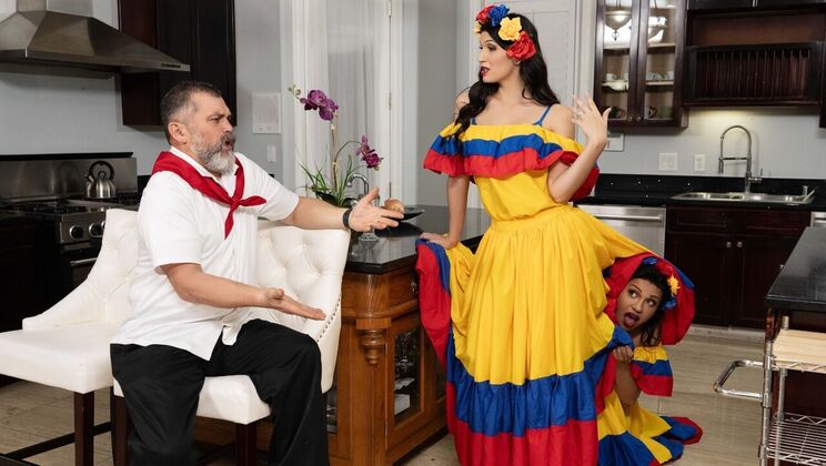 [TransAngels] - Anal Cumbia with a Big Ass Latina Shemale - Jessy Dubai - Zariah Aura