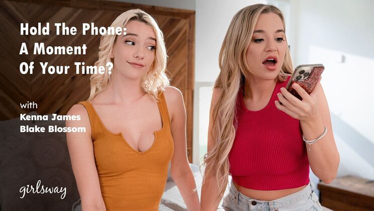 Phone On Hold: Blake Blossom's Pussy Playtime