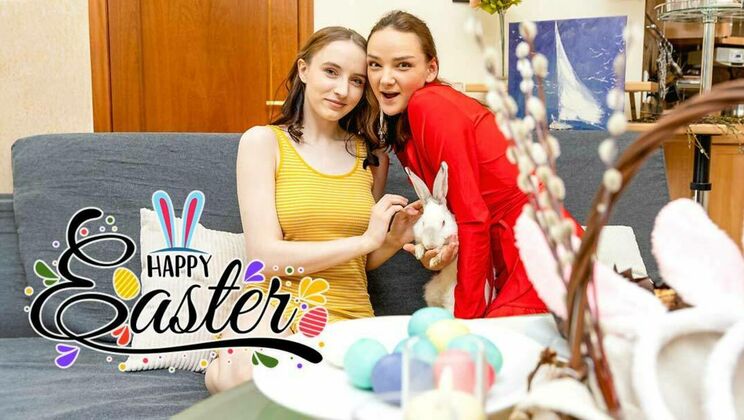 Lesbian Easter Babe Action