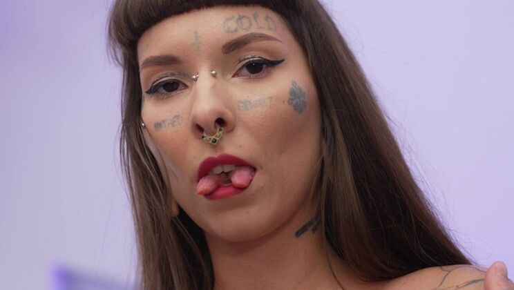 First Time Anal with Skinny Tattooed Marseline